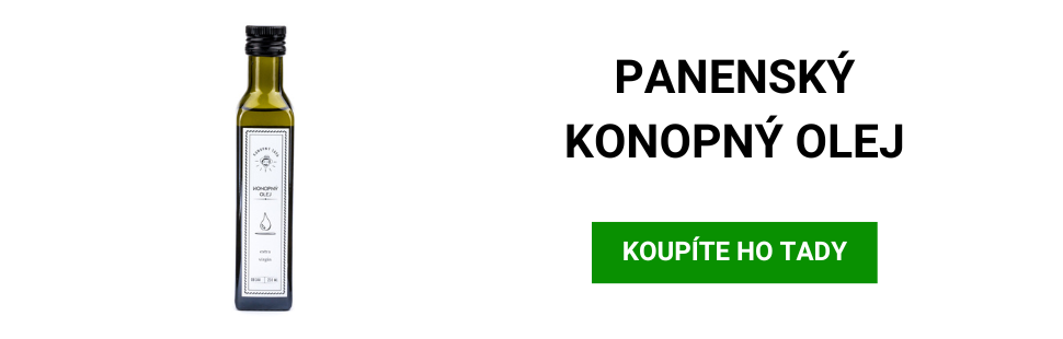 Banner - Lisovaný konopný olej